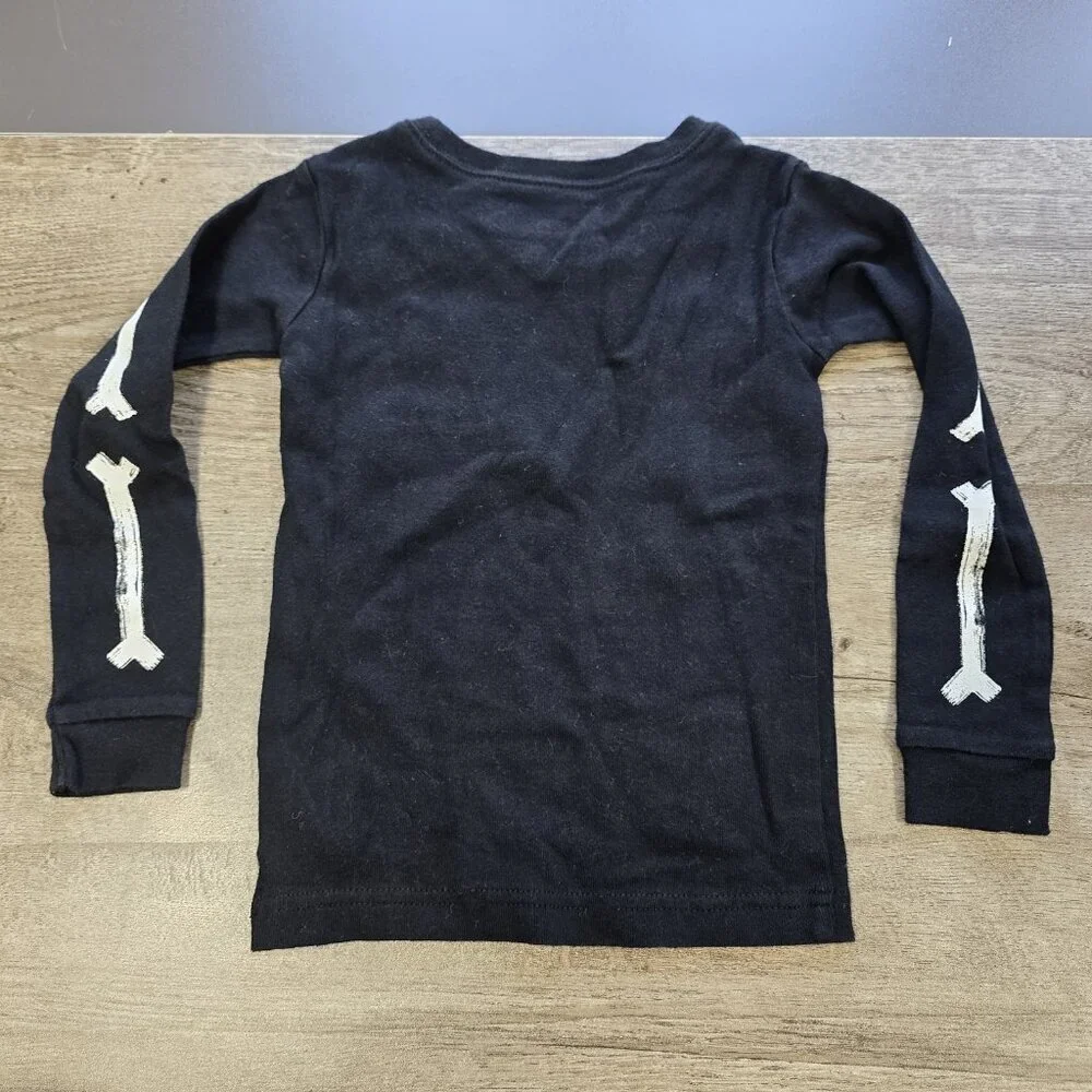 Baby Gap Factory Skeleton Halloween Pajamas Set Kids Unisex Boys Girls Size 4